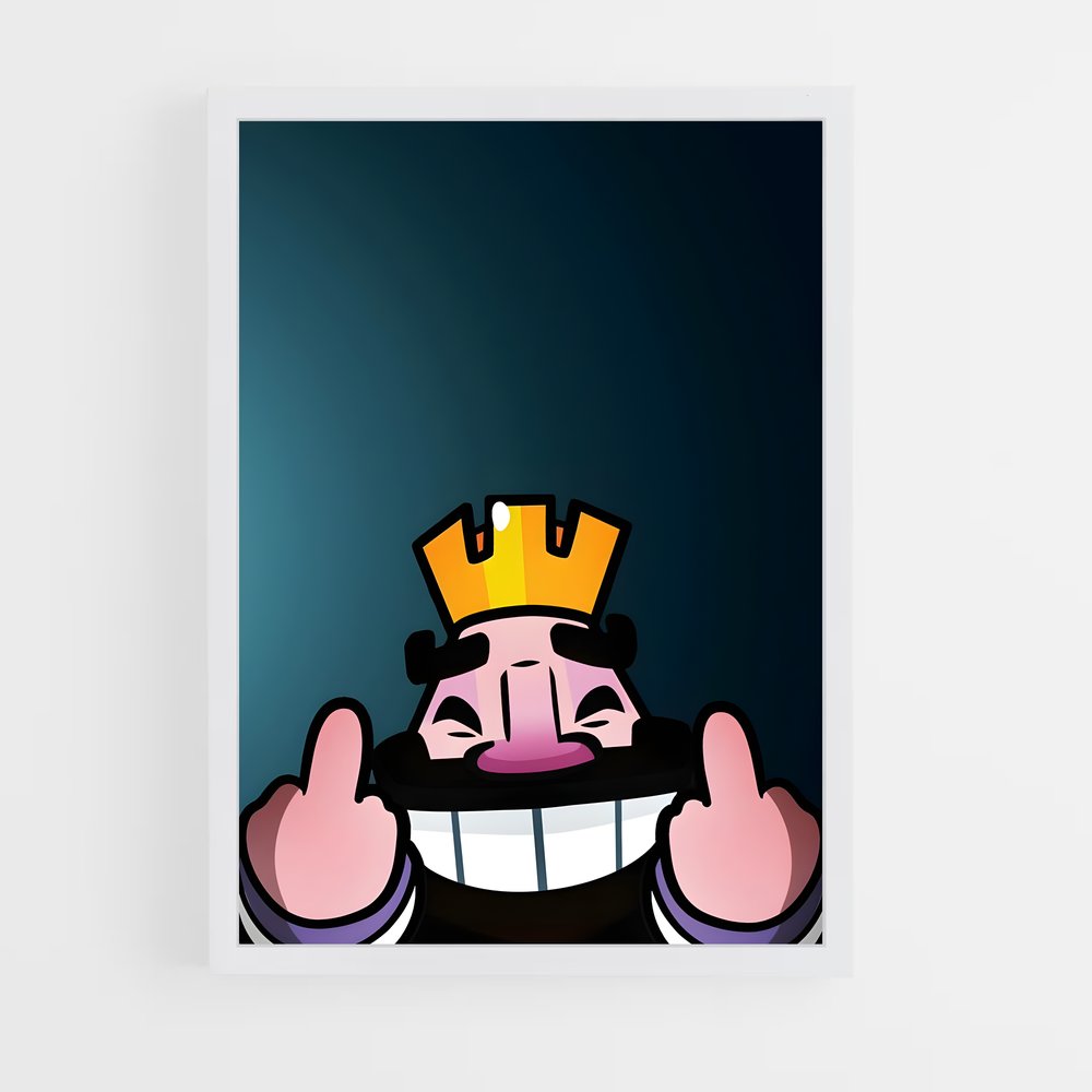 Poster Roi des Cartes – affiche Clash royale (vue 3)